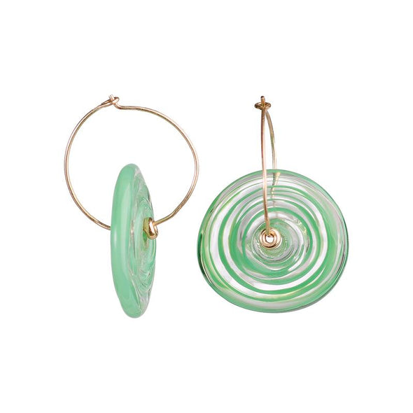 light green disk earrings with beads.jpg
